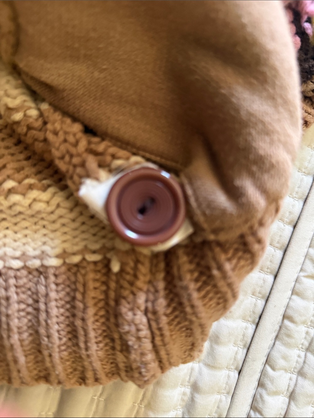 Anthropologie Sparrow Hopi Basket Striped Cardigan Sweater - Picture 6 of 6